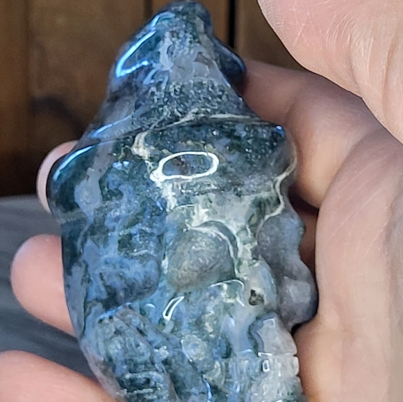 Agate Santa Skull - Picture 12 of 15